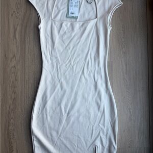 Beige H&M Bodycon Dress Size Small Brand New